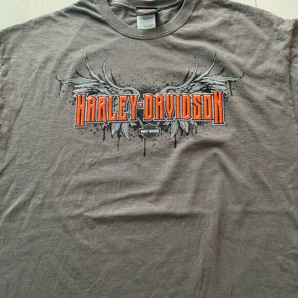Gray Harley-Davidson tee shirt - Sz XL - Picture 1 of 8